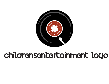music disk on player logo