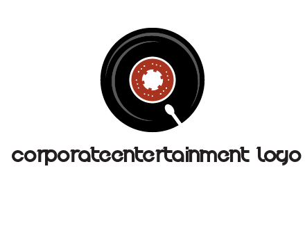 music disk on player logo