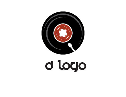 music disk on player logo