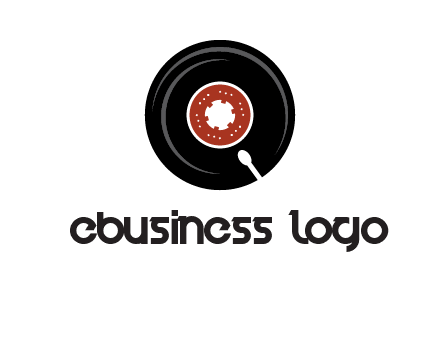 music disk on player logo
