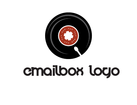 music disk on player logo