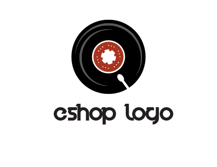 music disk on player logo