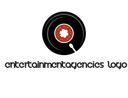 music disk on player logo