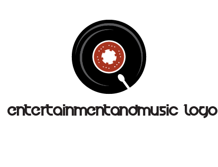 music disk on player logo