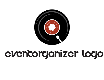 music disk on player logo