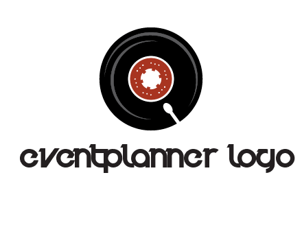 music disk on player logo