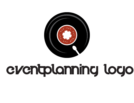 music disk on player logo