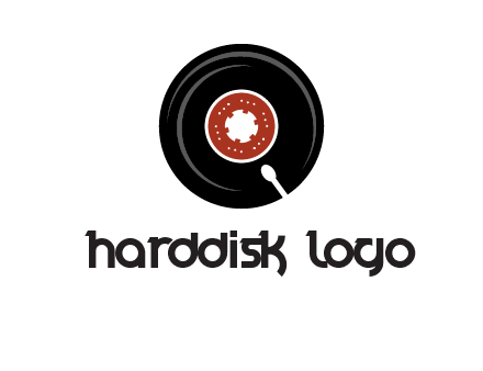 music disk on player logo