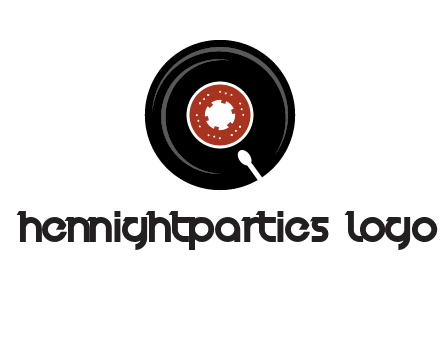 music disk on player logo