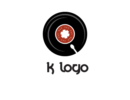 music disk on player logo