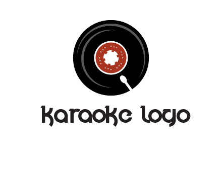music disk on player logo