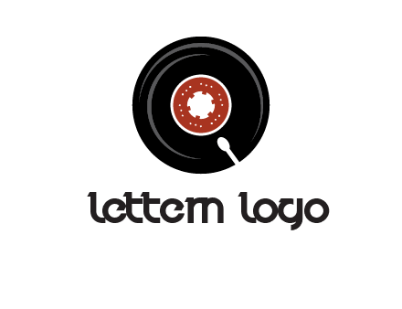 music disk on player logo