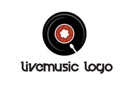 music disk on player logo