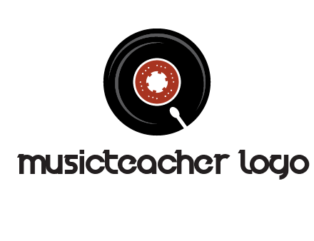 music disk on player logo