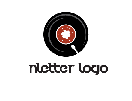 music disk on player logo