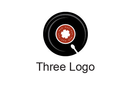 music disk on player logo