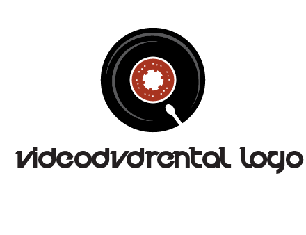 music disk on player logo
