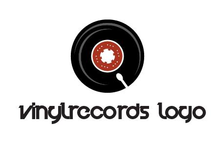 music disk on player logo
