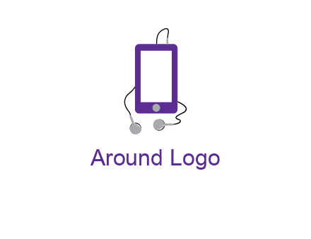 mobile with headphone icon