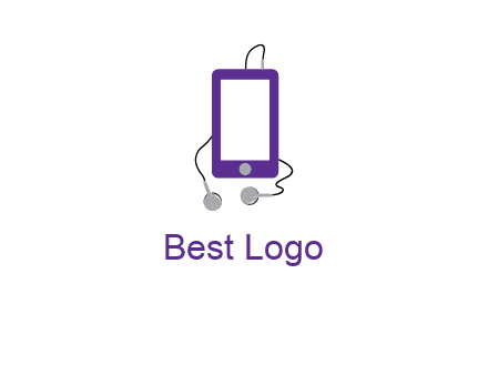 mobile with headphone icon