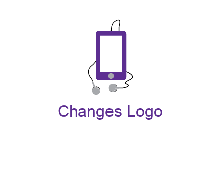 mobile with headphone icon