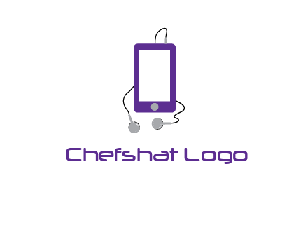 mobile with headphone icon