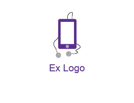 mobile with headphone icon