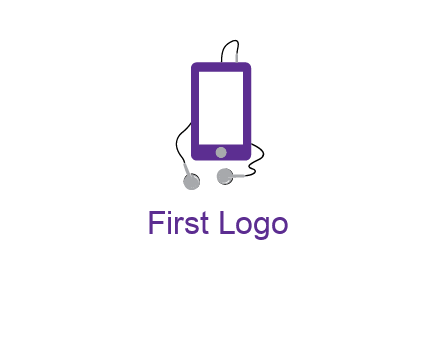mobile with headphone icon
