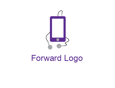 mobile with headphone icon