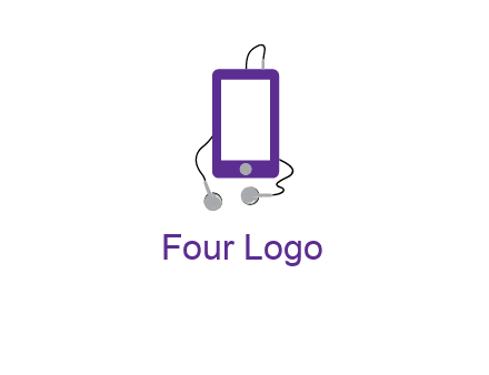 mobile with headphone icon