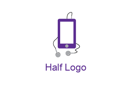 mobile with headphone icon