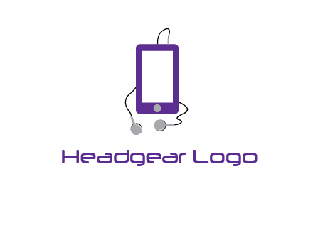 mobile with headphone icon