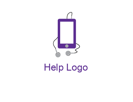mobile with headphone icon