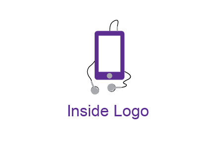 mobile with headphone icon