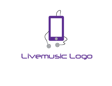 mobile with headphone icon