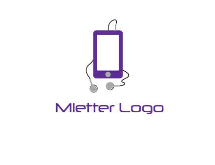 mobile with headphone icon