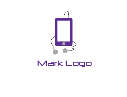 mobile with headphone icon