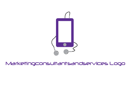 mobile with headphone icon