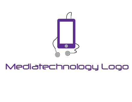 mobile with headphone icon