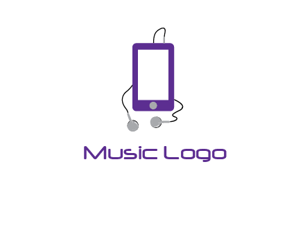 mobile with headphone icon