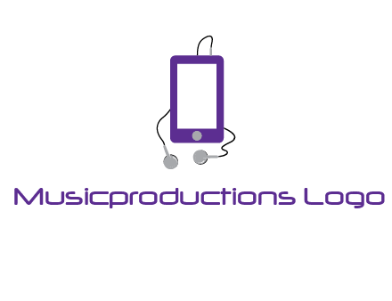 mobile with headphone icon