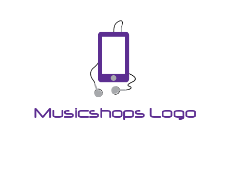 mobile with headphone icon