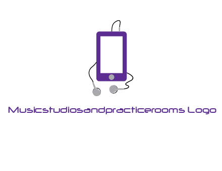 mobile with headphone icon