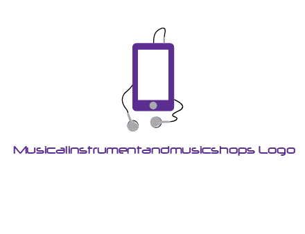 mobile with headphone icon