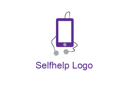 mobile with headphone icon