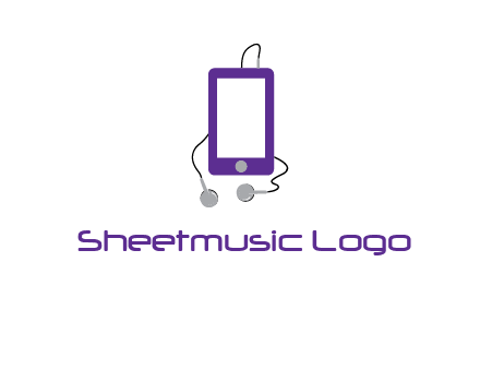mobile with headphone icon