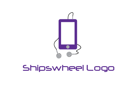 mobile with headphone icon