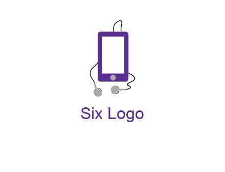 mobile with headphone icon