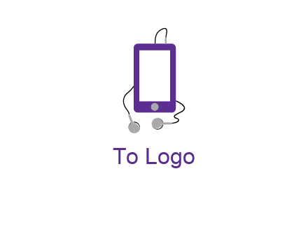 mobile with headphone icon
