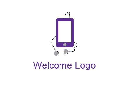 mobile with headphone icon
